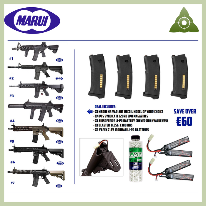 Tokyo Marui Recoil Shock Bundle - From €709.99