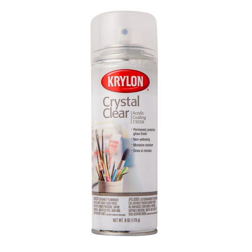 Krylon Acrylic Crystal Clear 6oz (170g) - Clear 1303A