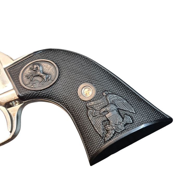 Tanaka SAA .45  7.5" Gas Revolver - Nickel Finish