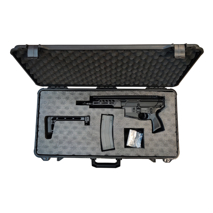 Salvo Precision MCX Rattler LT 6.75" GBBR & Case V3 - Black