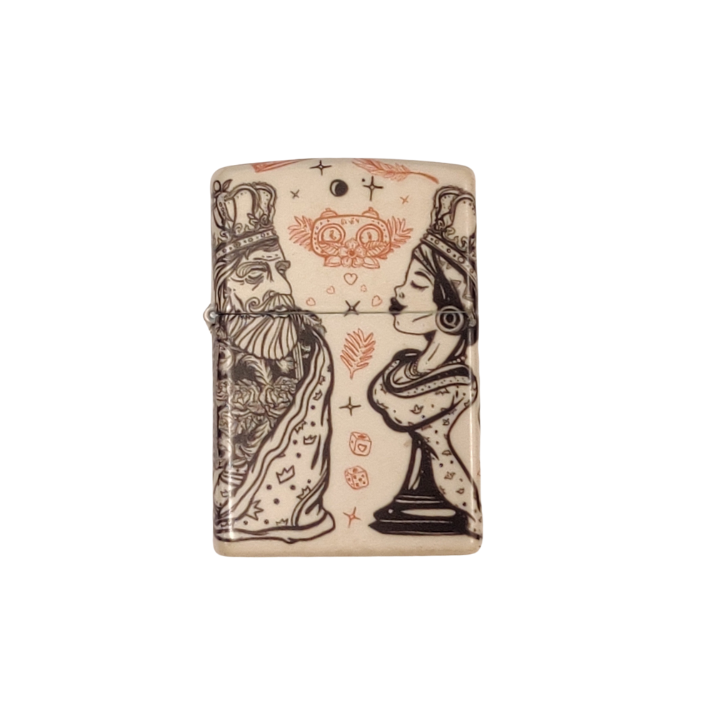 Zippo King & Queen Chess Theme Lighter - 60007084 — AirsoftEire