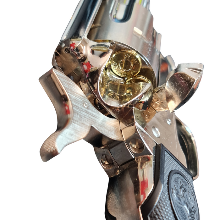 Tanaka SAA .45  7.5" Gas Revolver - Nickel Finish