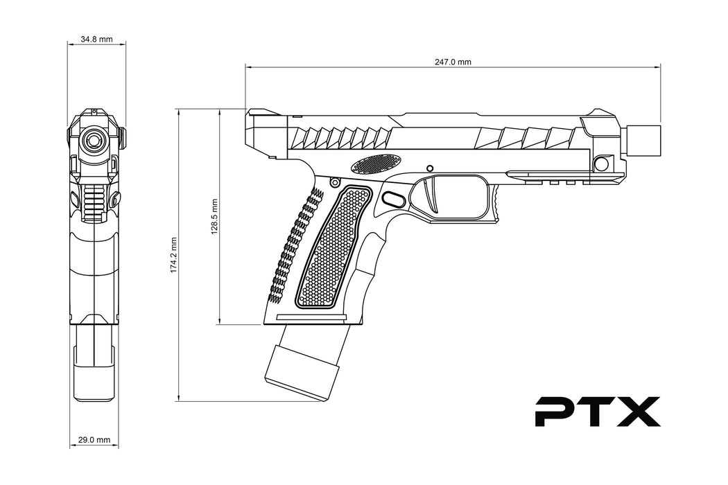 *PRE-ORDER DEPOSIT* - Gate PTX Pistol -HPA