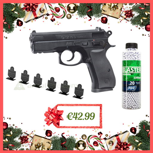 ASG CZ 75D Compact Black Pistol - Christmas Deal