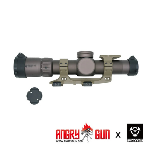 Angry Gun x Toxicant RZ HD3 1-10 x 24 FFP Scope - FDE