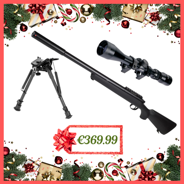 Tokyo Marui VSR G-Spec Black - Christmas Bundle