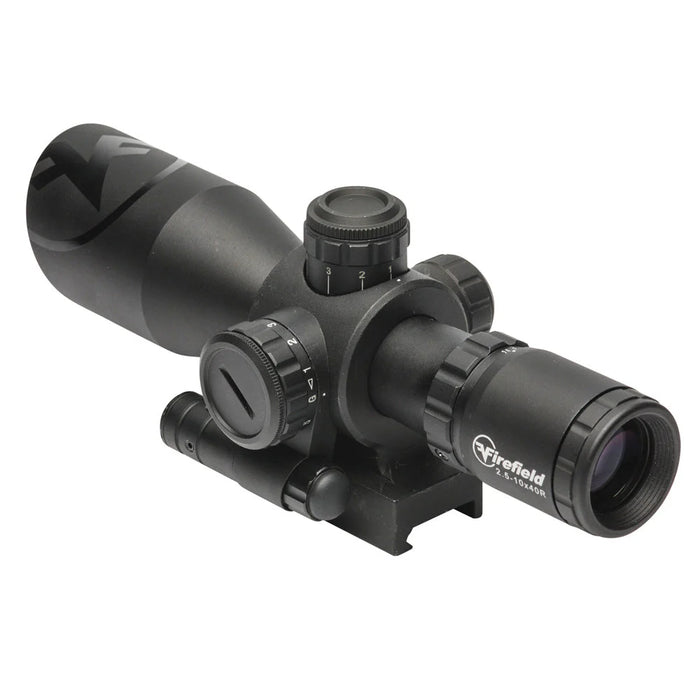 Firefield Barrage 2.5-10x40 Riflescope with Red Laser