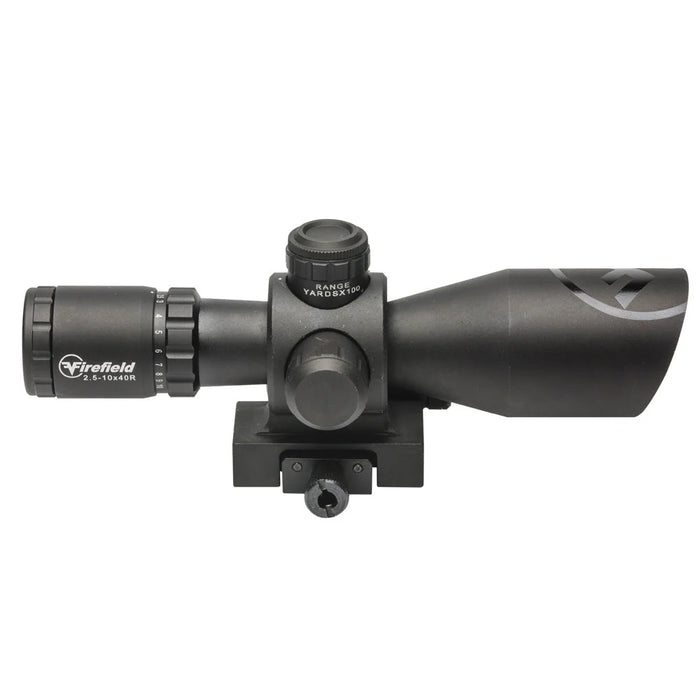 Firefield Barrage 2.5-10x40 Riflescope with Red Laser