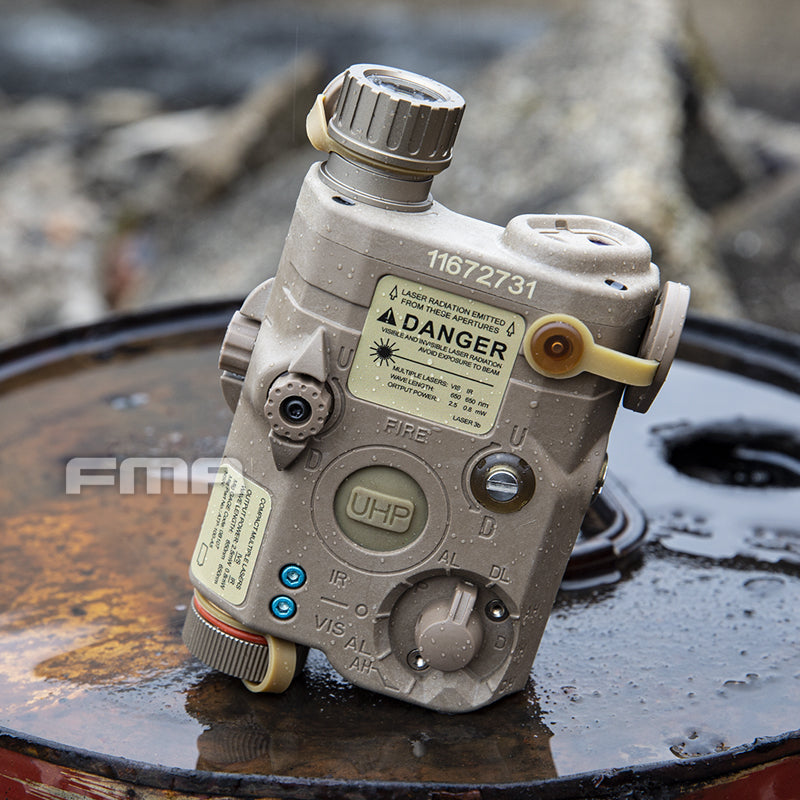 FMA PEQ LA5-A Upgraded - Light, Laser & IR Laser - Tan — AirsoftEire