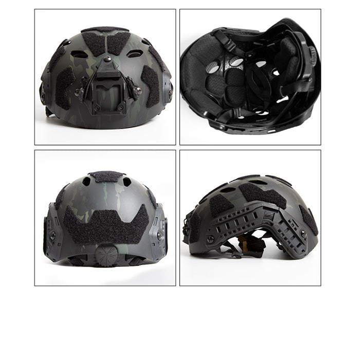 FMA SF Carbon Fiber Helmet - Black Multicam