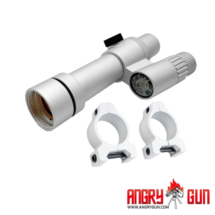 Angry Gun AG-2000 Retro Red Dot Reflex Sight - Silver