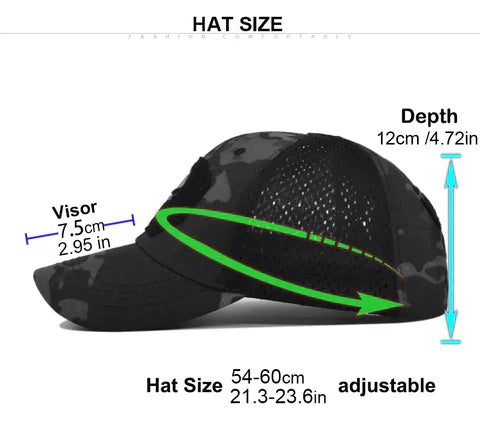 NB Tactical - Ghost Baseball Cap - Black