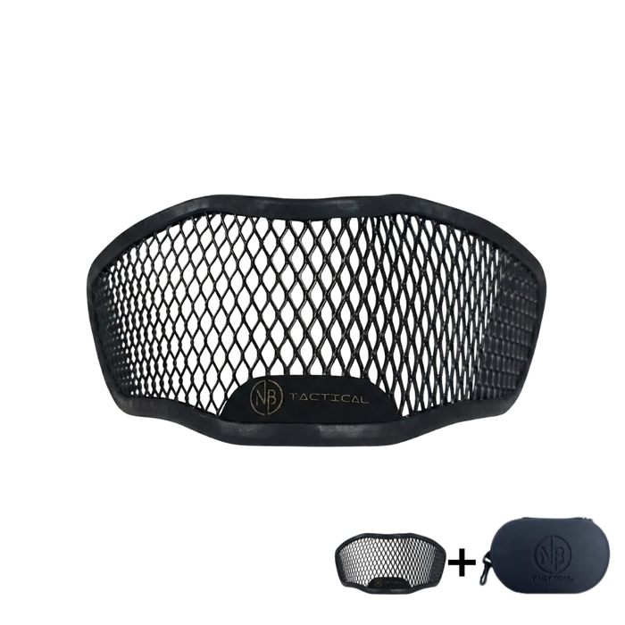 NB Tactical Venom V3 Face Mesh Mask - Black w/Case