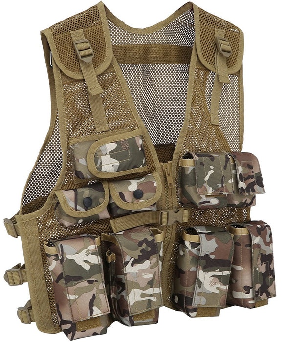 KombatUK BTP Multicam Tactical Vest - 10-16 Years