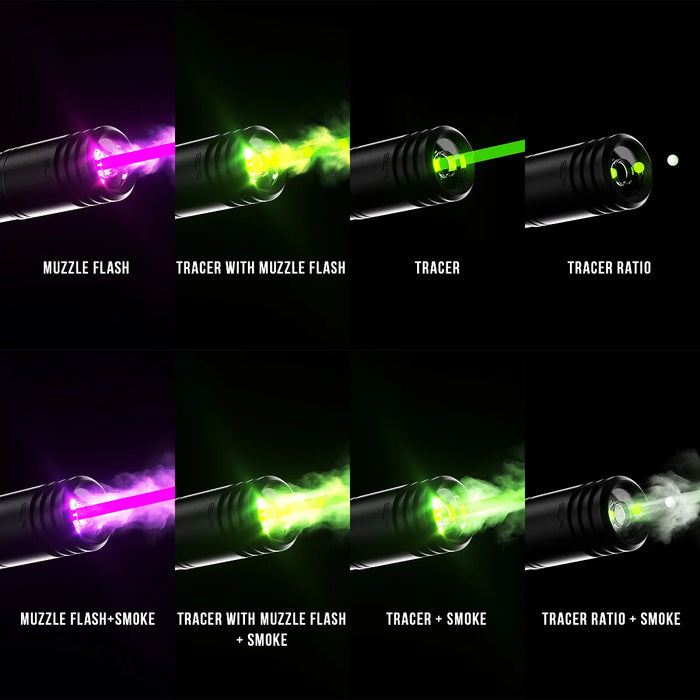 Lancer Tactical x SLR N.O.T.A.S. Faux Suppressor Built-in Flare Smoky BT Tracer