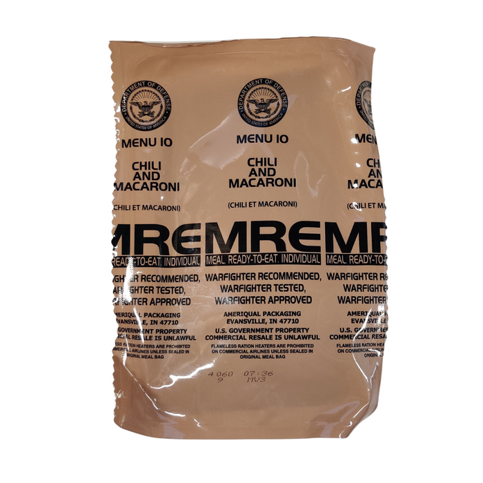 Genuine U.S. Military Surplus MREs (Meal Ready-to-Eat)