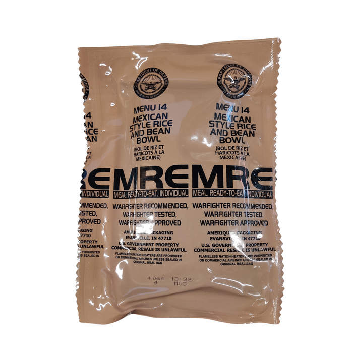 Genuine U.S. Military Surplus MREs (Meal Ready-to-Eat)