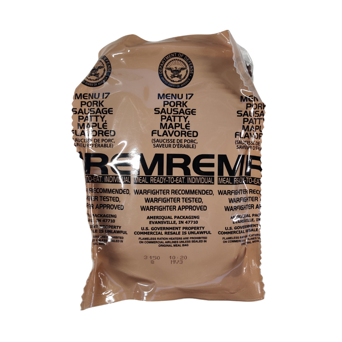 Genuine U.S. Military Surplus MREs (Meal Ready-to-Eat)