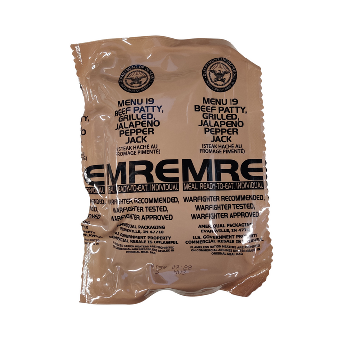 Genuine U.S. Military Surplus MREs (Meal Ready-to-Eat)