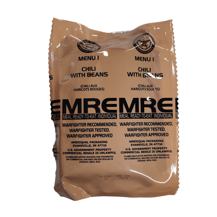 Genuine U.S. Military Surplus MREs (Meal Ready-to-Eat)