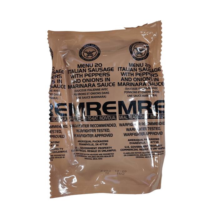Genuine U.S. Military Surplus MREs (Meal Ready-to-Eat)