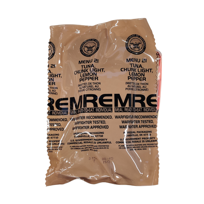 Genuine U.S. Military Surplus MREs (Meal Ready-to-Eat)
