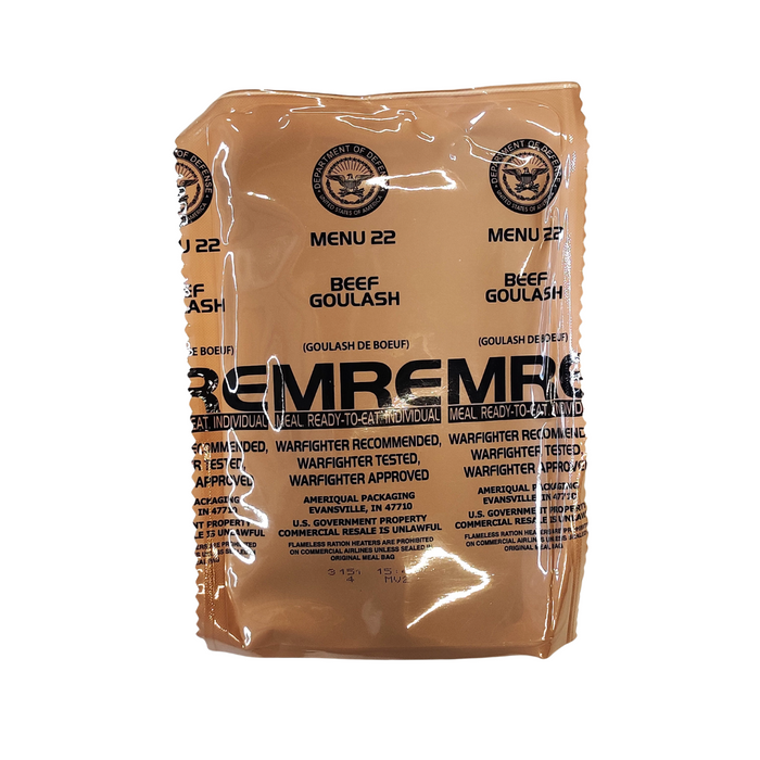 Genuine U.S. Military Surplus MREs (Meal Ready-to-Eat)