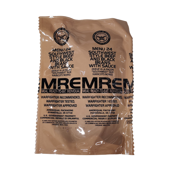 Genuine U.S. Military Surplus MREs (Meal Ready-to-Eat)