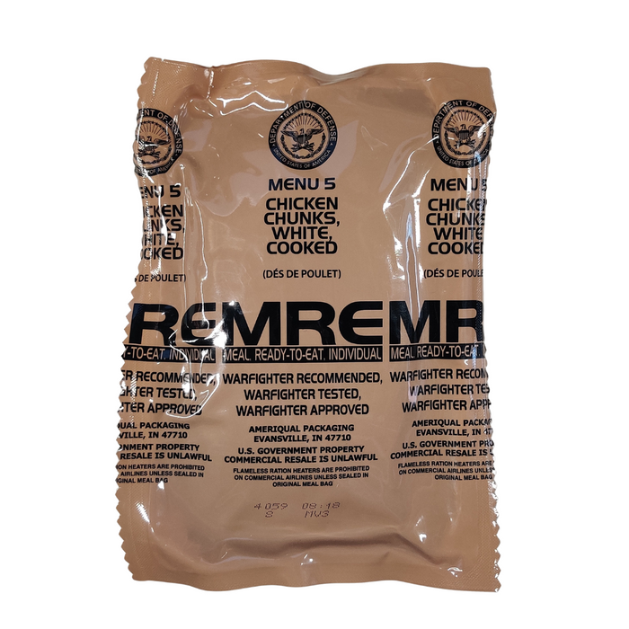 Genuine U.S. Military Surplus MREs (Meal Ready-to-Eat)