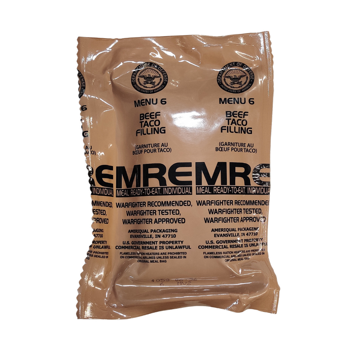 Genuine U.S. Military Surplus MREs (Meal Ready-to-Eat)
