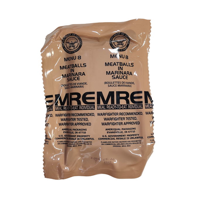 Genuine U.S. Military Surplus MREs (Meal Ready-to-Eat)