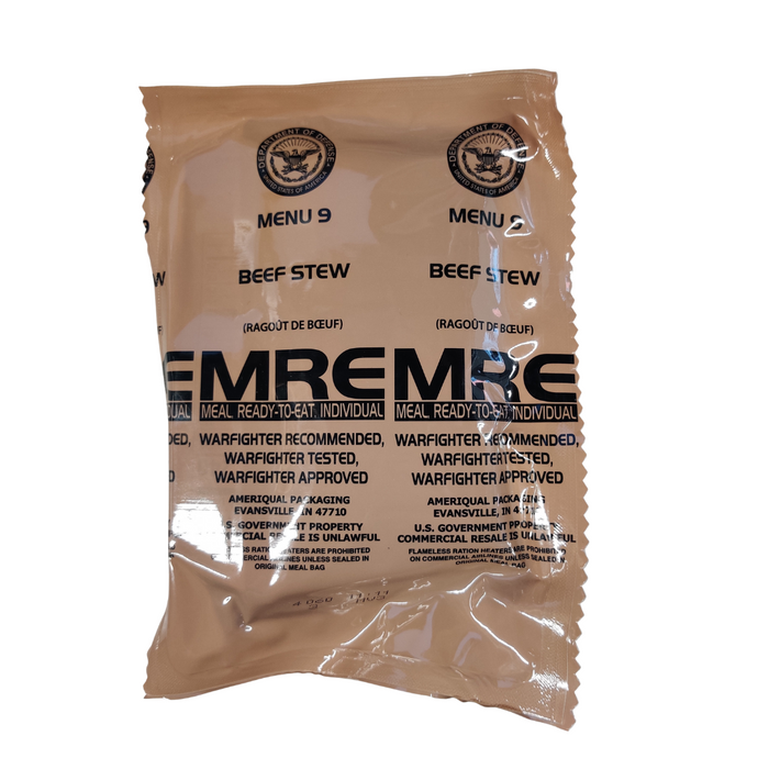 Genuine U.S. Military Surplus MREs (Meal Ready-to-Eat)