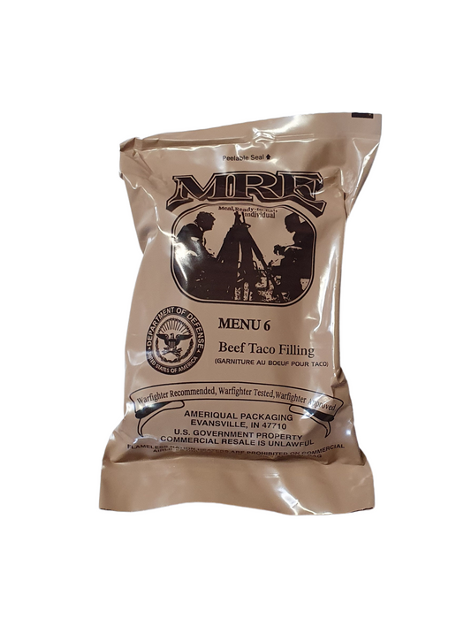 Genuine U.S. Military Surplus MREs (Meal Ready-to-Eat)