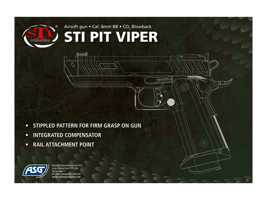 ASG STI Pit Viper CO2 - Pistol Bundle