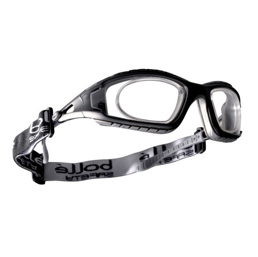 Bollé Tracker ll Protective Glasses & Prescription Insert w/Case - Clear Lens
