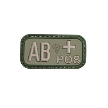 Viper Bloodtype AB-POS Patch - Green