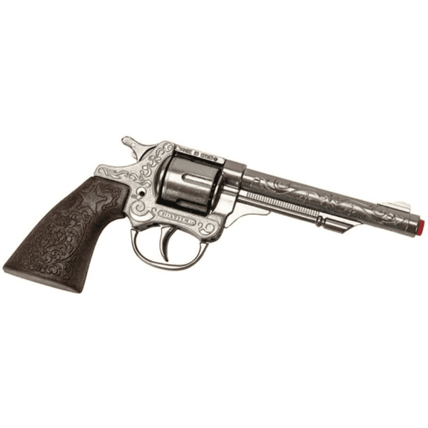 Gonher Wild West Metal Cap Gun 2 Pack Set - 8 Shot