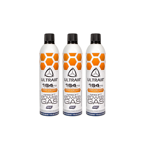 3 Bottles of Ultrair Orange Gas 164psi - Save €3.98!