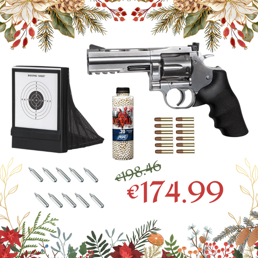 ASG Dan Wessson 715 4" Revolver Silver - Christmas Deal