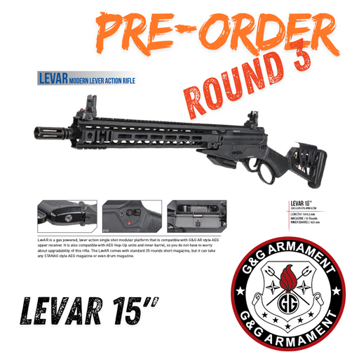 *PRE-ORDER ROUND 3* - G&G LevAR 15" Lever Rifle - OFFER!