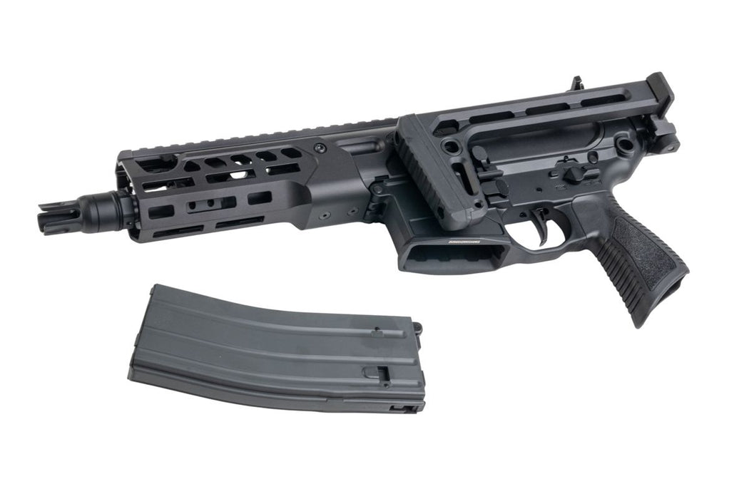 Salvo Precision MCX Rattler LT 6.75" NPAS GBBR & Case - Black