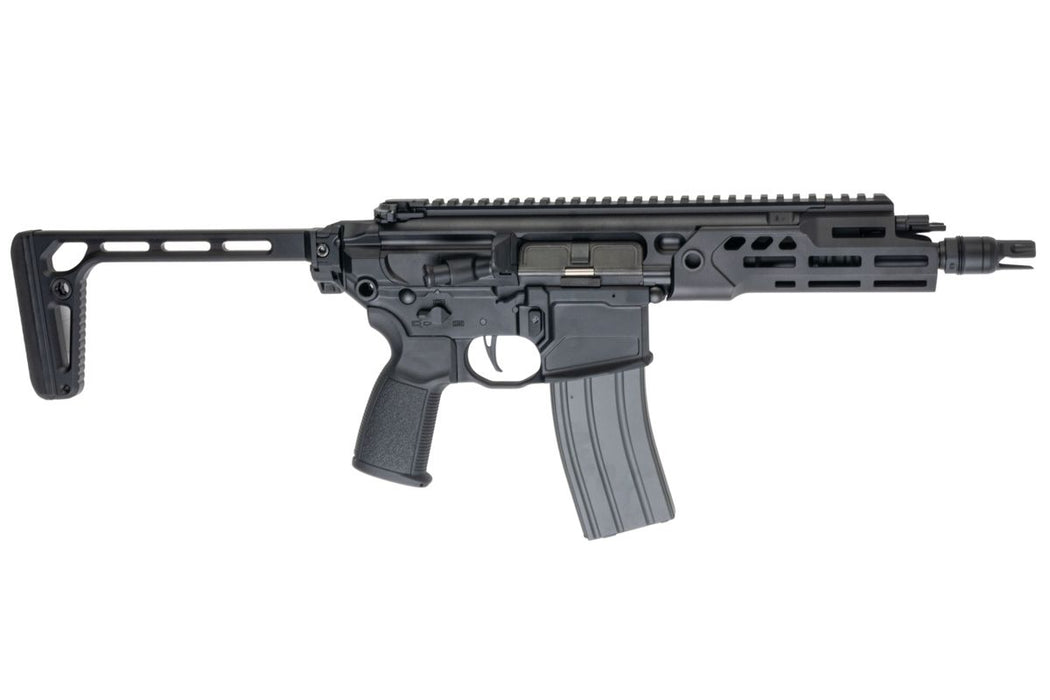 Salvo Precision MCX Rattler LT 7.75" NPAS GBBR & Case - Black