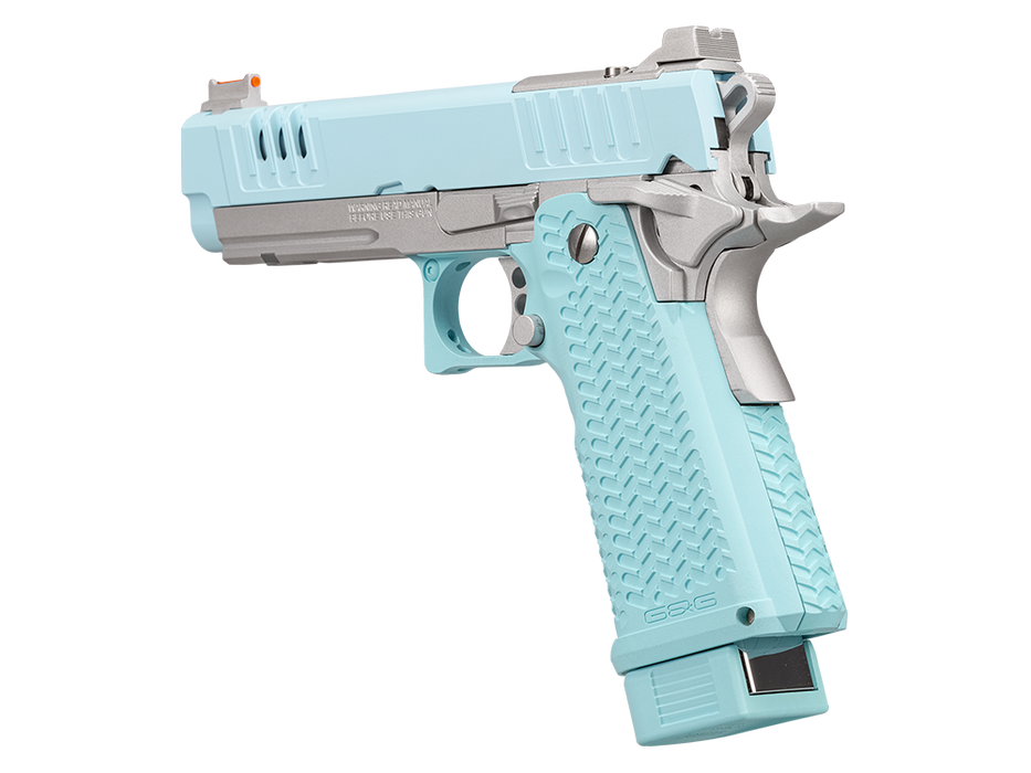 G&G STP45 Pro 8" + Extra Magazine & Hard Case - Macaron Blue