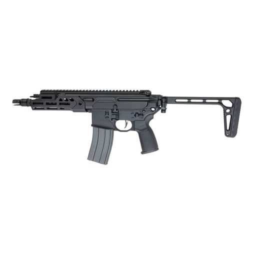 Salvo Precision MCX Rattler LT 7.75" GBBR & Case - Black