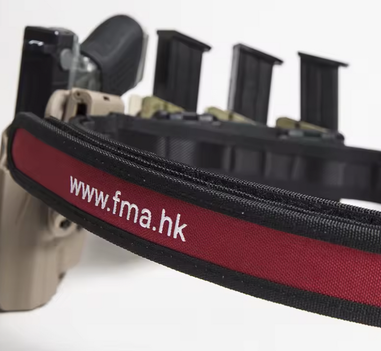 FMA IPSC Belt Red/Black