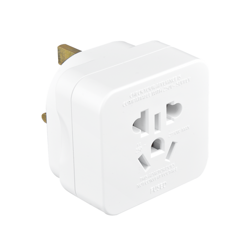 MasterPlug UK 3 Pin Plug Adapter