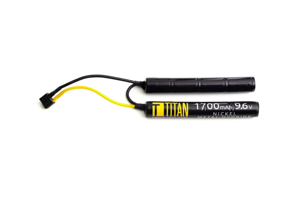 Titan 9.6V 1700mAh NiMh Battery - Nunchuck (Deans Connector)