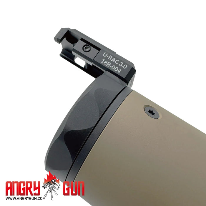 Angry Gun U-RAC Style Suppressor Shield 6.5" - FDE