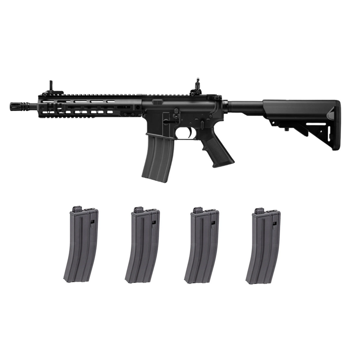 Tokyo Marui EVOLT RS FPR MK4 Rifle & X4 Additional Magazines