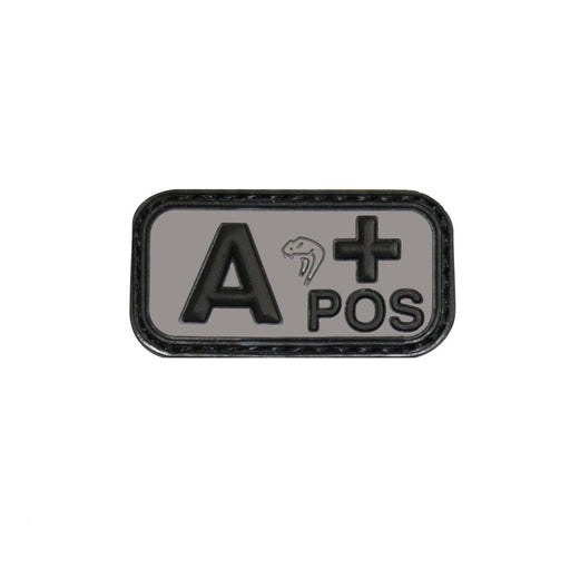 Viper Bloodtype A-POS Patch - Black
